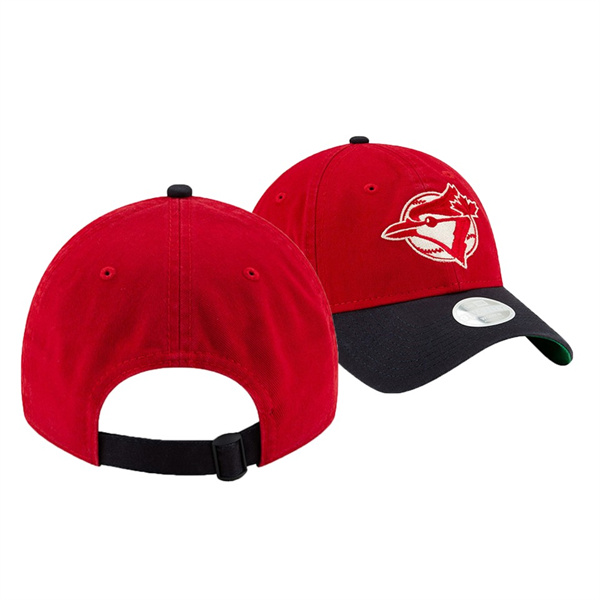 Women's Blue Jays 2019 Stars & Stripes Red 9TWENTY Adjustable New Era Hat