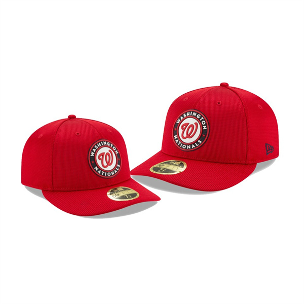 Men's Nationals Clubhouse Red Low Profile 59FIFTY Fitted Hat