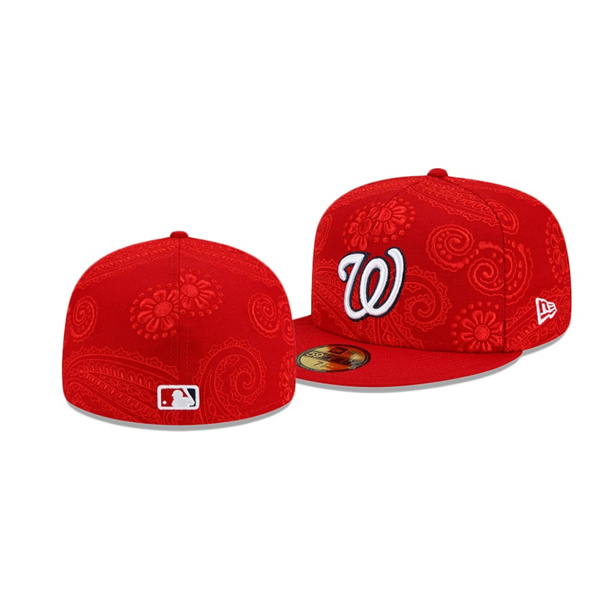 Men's Nationals Swirl Red 59FIFTY Fitted Hat