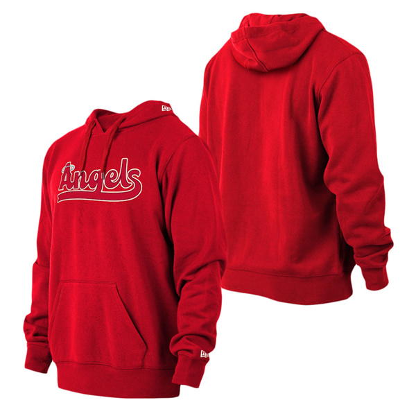 Men's Angels Red 2022 City Connect Pullover Hoodie