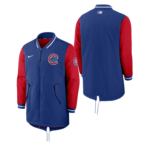 Men's Chicago Cubs Nike Royal Dugout Performance Full-Zip Jacket
