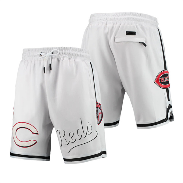 Men's Cincinnati Reds Pro Standard White Team Logo Shorts