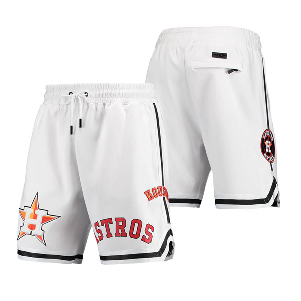 Men's Houston Astros Pro Standard White Team Logo Shorts