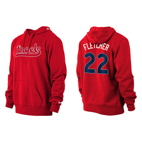 David Fletcher Angels Red 2022 City Connect Pullover Hoodie