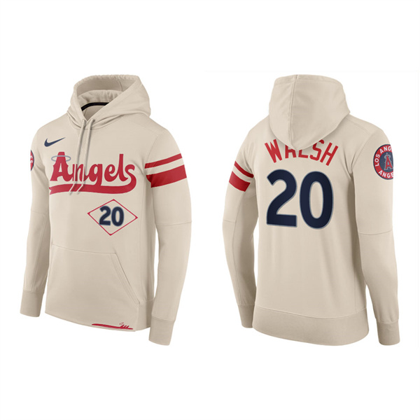 Jared Walsh Angels Cream 2022 City Connect Hoodie