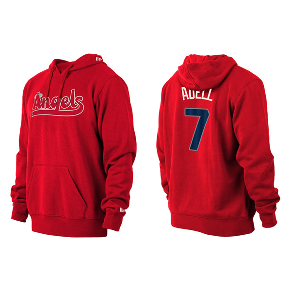 Jo Adell Angels Red 2022 City Connect Pullover Hoodie
