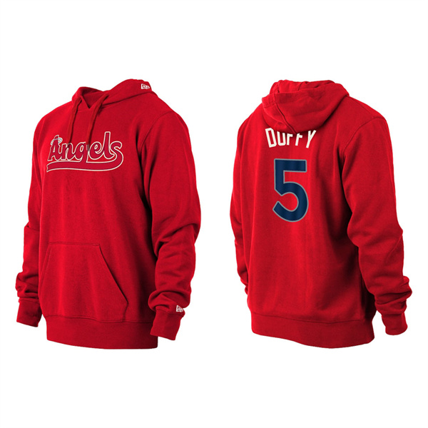 Matt Duffy Angels Red 2022 City Connect Pullover Hoodie