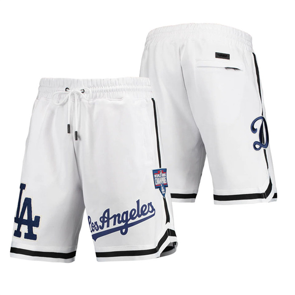 Men's Los Angeles Dodgers Pro Standard White Team Logo Shorts