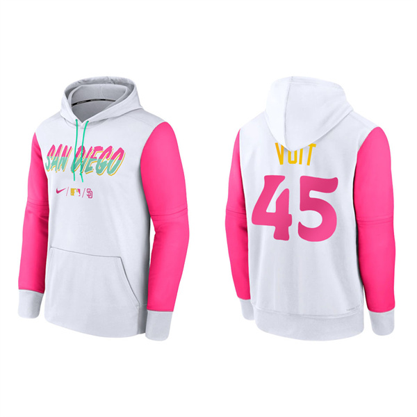 Luke Voit San Diego Padres White 2022 City Connect Therma Pullover Hoodie