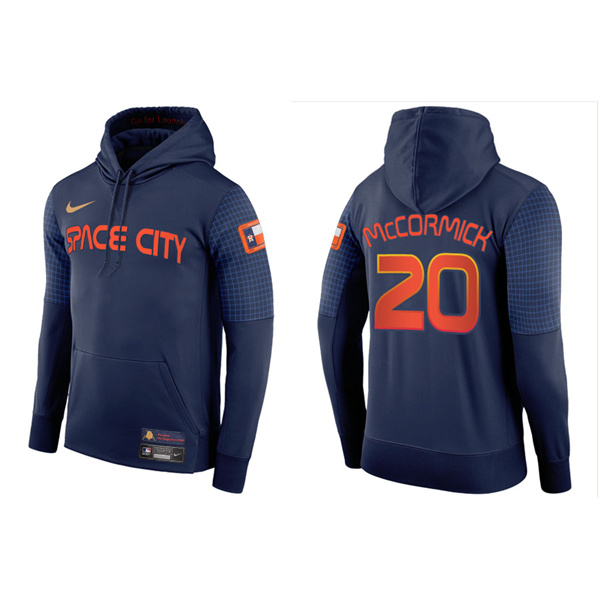 Men's Houston Astros Chas McCormick Navy 2022 City Connect Pullover Hoodie