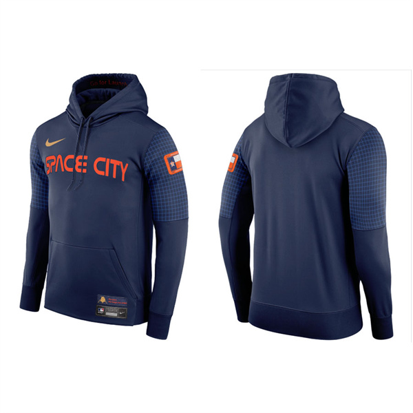 Men's Houston Astros Navy 2022 City Connect Pullover Hoodie