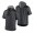 Philadelphia Phillies Charcoal Black Authentic Collection Dry Flux Performance Quarter-Zip Short Sleeve Hoodie