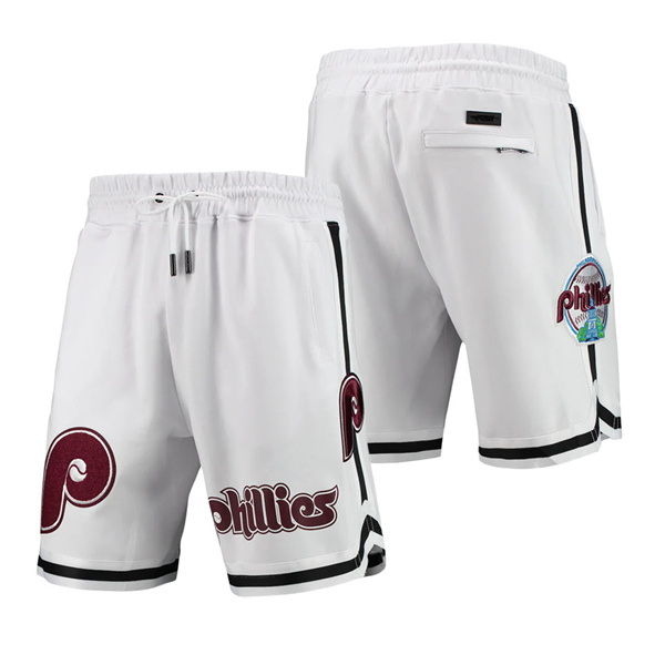 Men's Philadelphia Phillies Pro Standard White Team Logo Shorts
