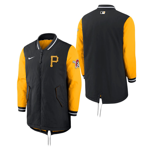 Men's Pittsburgh Pirates Nike Black Dugout Performance Full-Zip Jacket