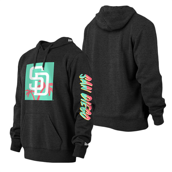 San Diego Padres Black 2022 City Connect Pullover Hoodie