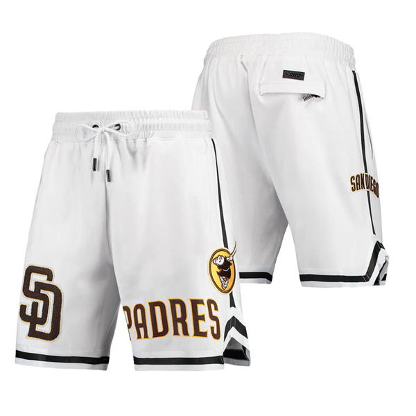 Men's San Diego Padres Pro Standard White Team Logo Shorts