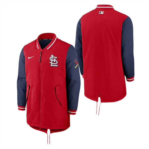 Men's St. Louis Cardinals Nike Red Dugout Performance Full-Zip Jacket