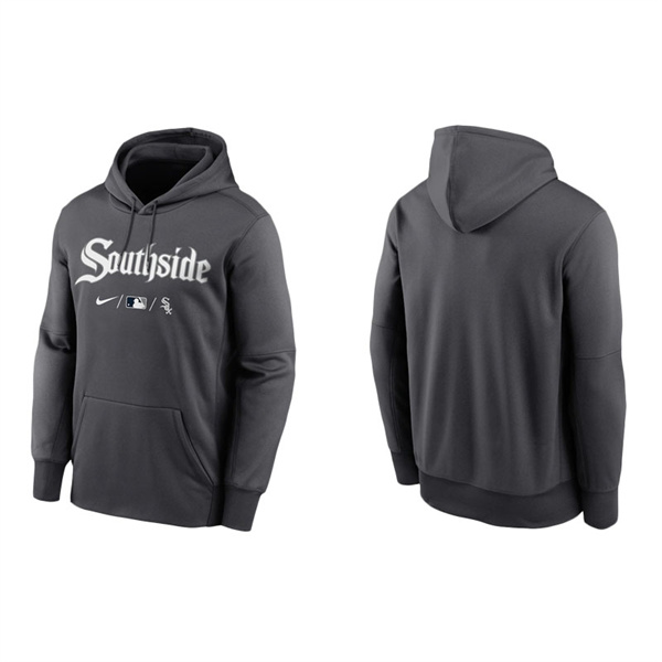 Men's Chicago White Sox Anthracite 2021 City Connect Pullover Hoodie