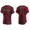 Men's Arizona Diamondbacks Ketel Marte Crimson Authentic Alternate Jersey