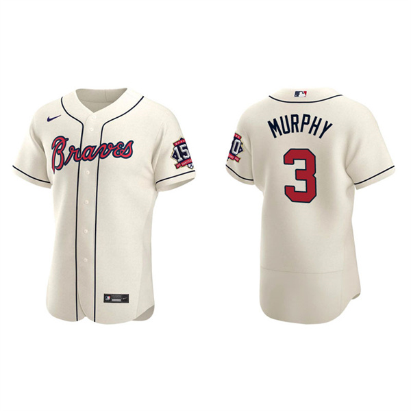 Men's Dale Murphy Atlanta Braves Cream Alternate 2021 World Series 150th Anniversary Jersey