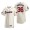 Men's Ian Anderson Atlanta Braves Cream Alternate 2021 World Series Champions Authentic Jersey