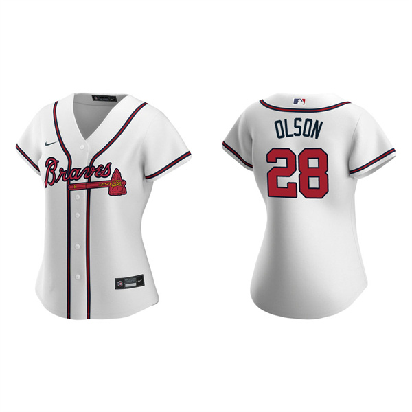 Women's Matt Olson Atlanta Braves White Replica Jersey