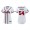Women's Max Fried Atlanta Braves White 2021 World Series Champions Replica Jersey