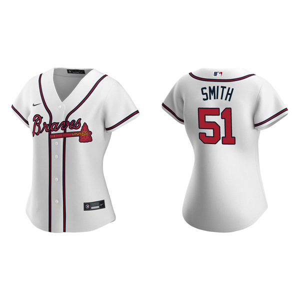Women's Will Smith Atlanta Braves White Replica Jersey
