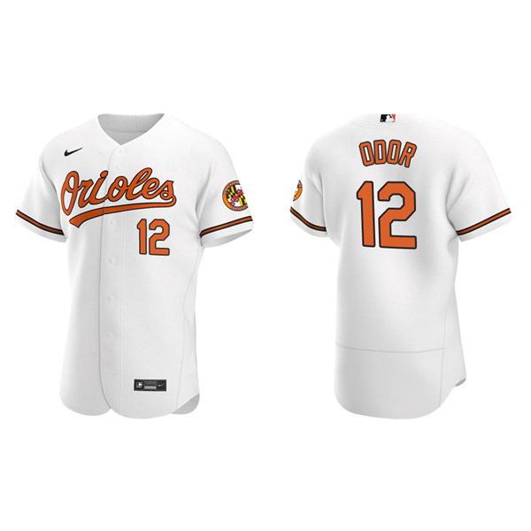 Men's Rougned Odor Baltimore Orioles White Authentic Home Jersey