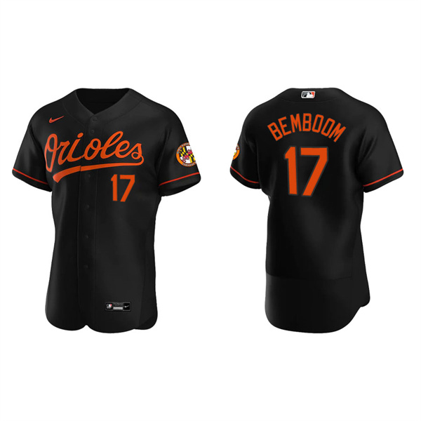 Men's Baltimore Orioles Anthony Bemboom Black Authentic Alternate Jersey