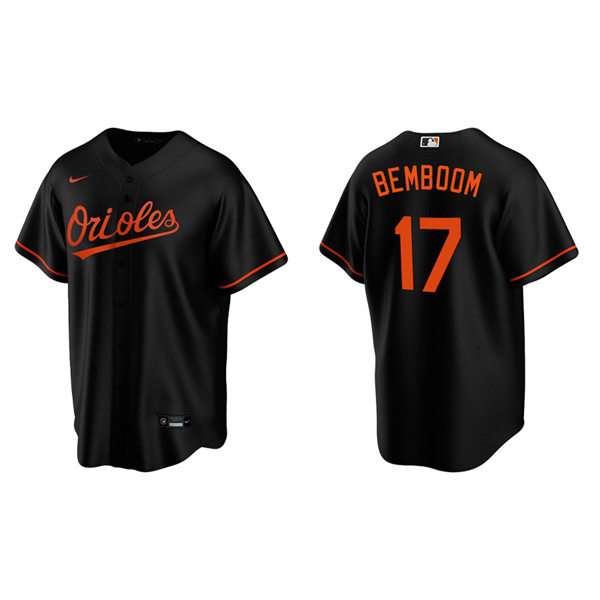 Men's Baltimore Orioles Anthony Bemboom Black Replica Alternate Jersey