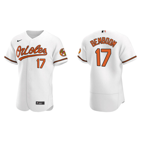 Men's Baltimore Orioles Anthony Bemboom White Authentic Home Jersey