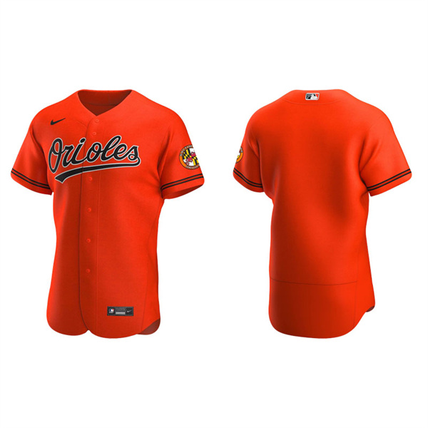 Men's Baltimore Orioles Orange Authentic Alternate Jersey