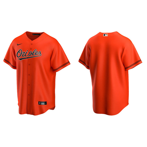 Men's Baltimore Orioles Orange Replica Alternate Jersey