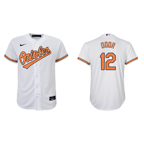 Youth Rougned Odor Baltimore Orioles White Replica Home Jersey