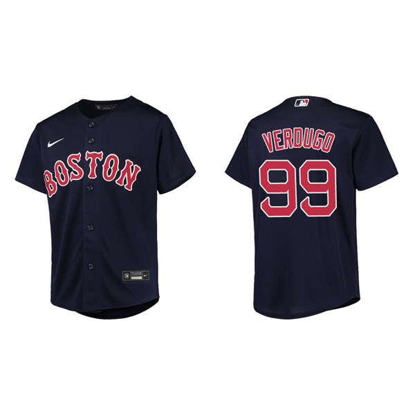 Youth Alex Verdugo Boston Red Sox Navy Replica Jersey