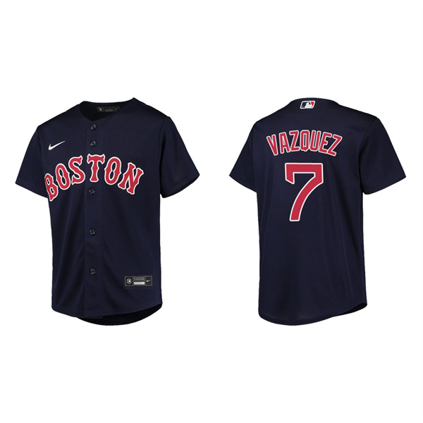 Youth Christian Vazquez Boston Red Sox Navy Replica Jersey