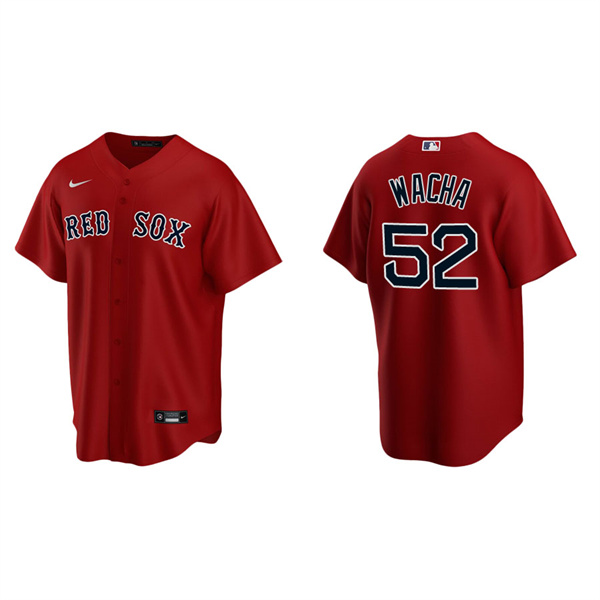 Men's Michael Wacha Boston Red Sox Red Replica Alternate Jersey