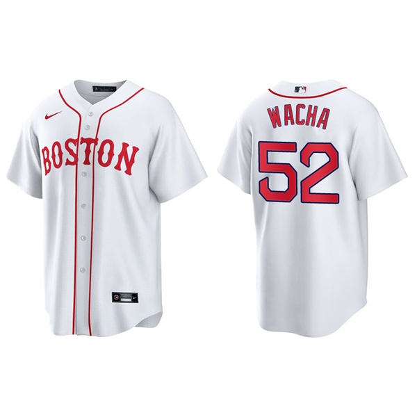 Men's Michael Wacha Boston Red Sox Red Sox 2021 Patriots' Day Replica Jersey