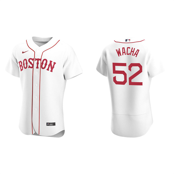 Men's Michael Wacha Boston Red Sox White Authentic Alternate Jersey