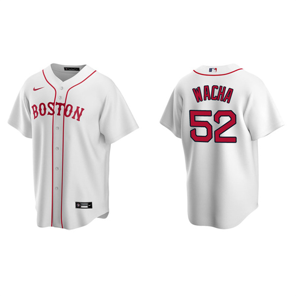 Men's Michael Wacha Boston Red Sox White Replica Alternate Jersey