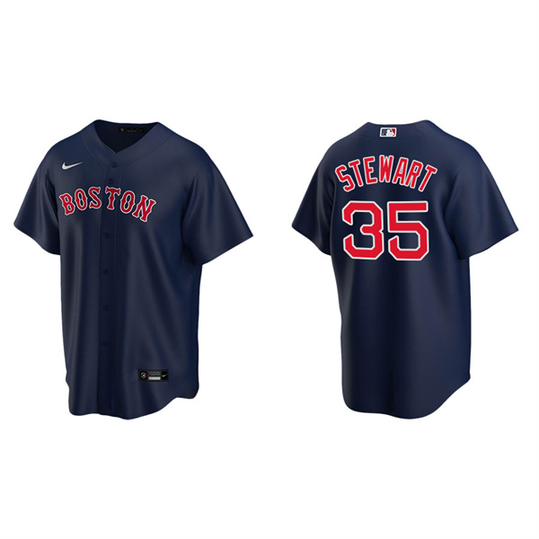 Men's Boston Red Sox Christin Stewart Navy Replica Alternate Jersey