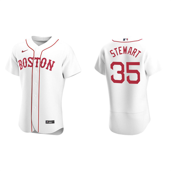 Men's Boston Red Sox Christin Stewart White Authentic Alternate Jersey