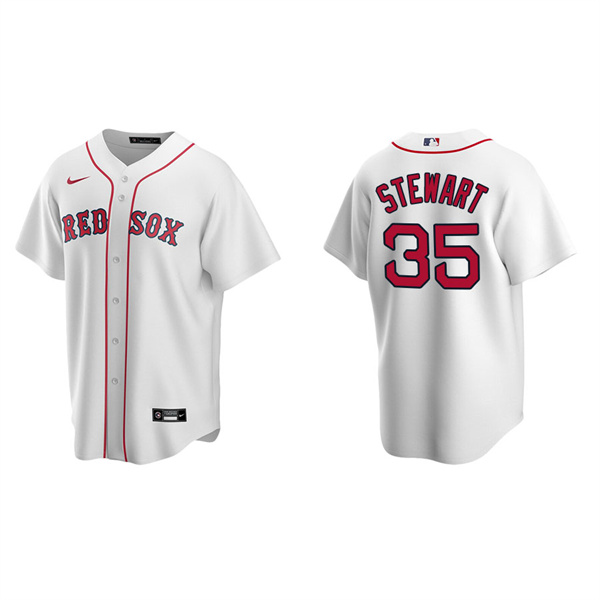 Men's Boston Red Sox Christin Stewart White Replica Home Jersey