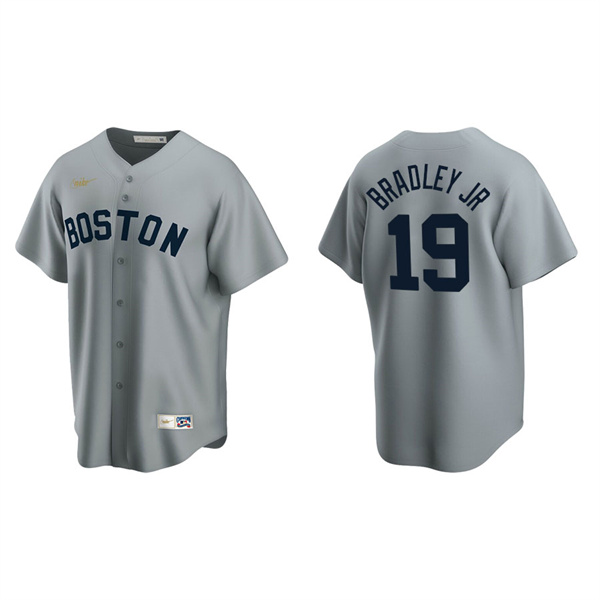 Men's Boston Red Sox Jackie Bradley Jr. Gray Cooperstown Collection Road Jersey