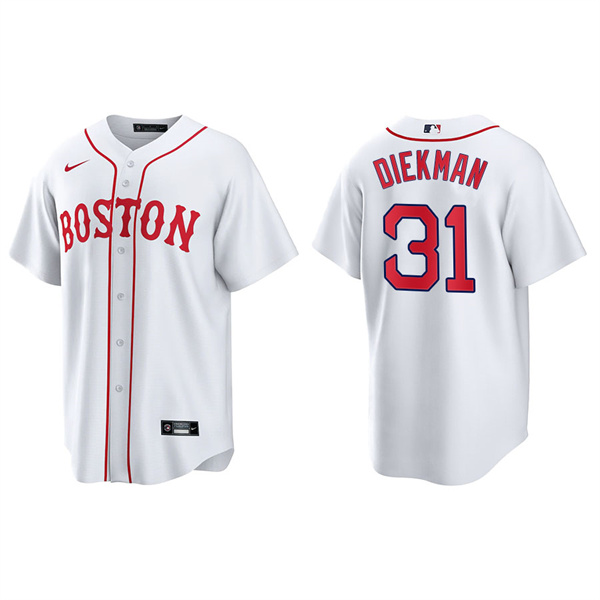 Men's Boston Red Sox Jake Diekman Red Sox 2021 Patriots' Day Replica Jersey