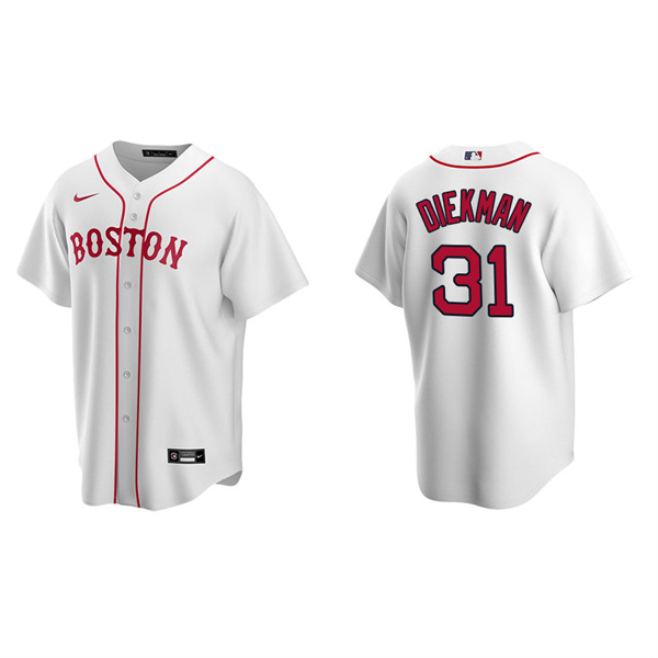 Men's Boston Red Sox Jake Diekman White Replica Alternate Jersey