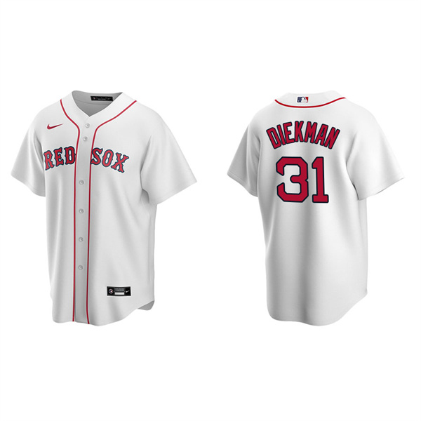 Men's Boston Red Sox Jake Diekman White Replica Home Jersey