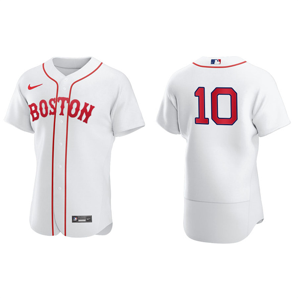 Men's Boston Red Sox Trevor Story Red Sox 2021 Patriots' Day Authentic Jersey