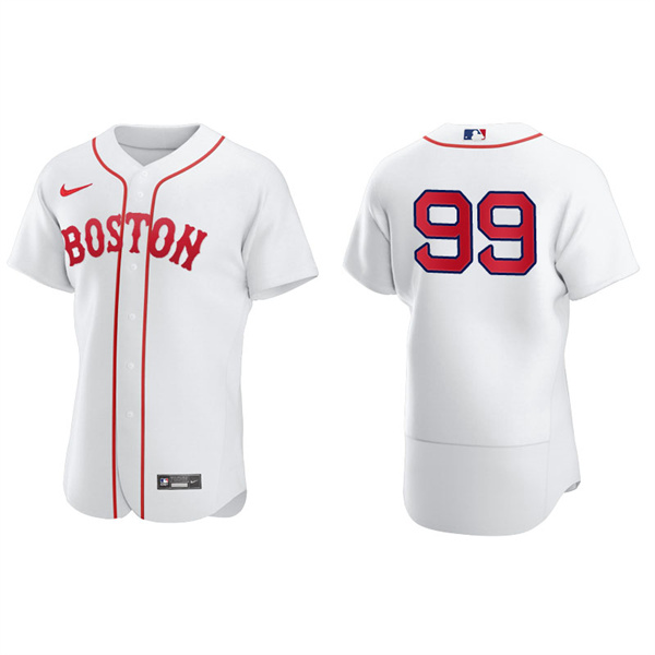 Men's Boston Red Sox Alex Verdugo Red Sox 2021 Patriots' Day Authentic Jersey